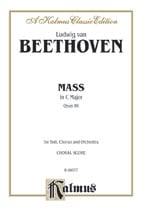 Mass in C Major SATB Choral Score cover